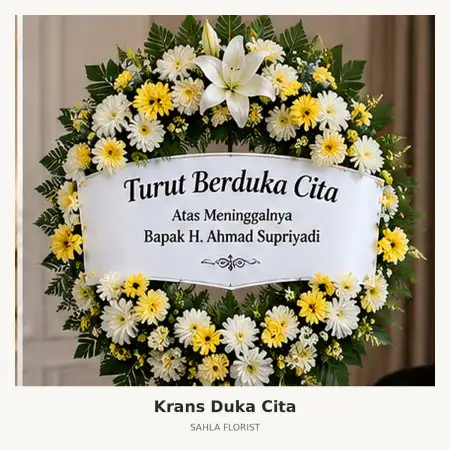 Krans Bunga Duka Pinang Tangerang